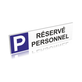 Parking réservé au personnel de l'entreprise