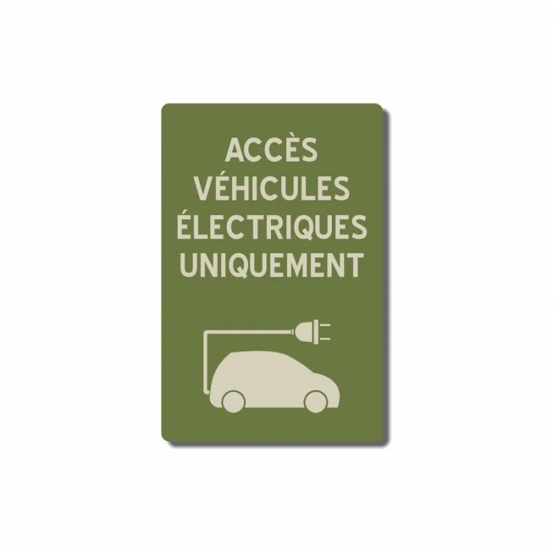 Accès véhicules électriques uniquement
