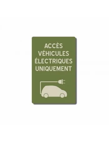 Accès véhicules électriques uniquement
