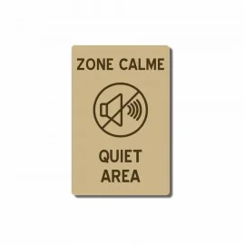Zone calme - quiet area