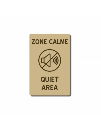 Zone calme - quiet area