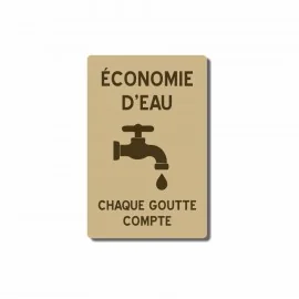 Economie d'eau - chaque goutte compte
