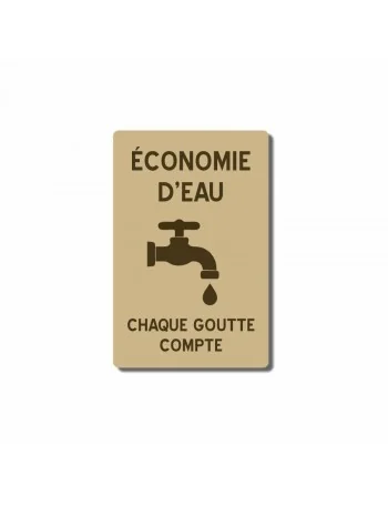 Economie d'eau - chaque goutte compte