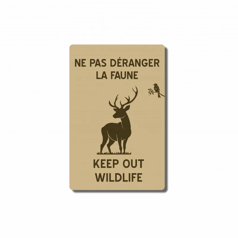 Ne pas déranger la faune