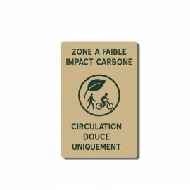 Zone à faible impact carbone - circulation douce uniquement