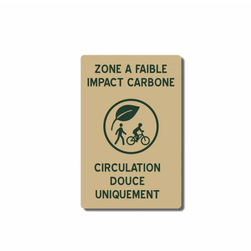 Zone à faible impact carbone - circulation douce uniquement