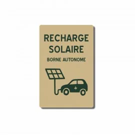 Recharge solaire - borne autonome