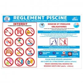 Panneau piscine Grand Format