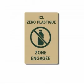 Ici, zéro plastique - zone engagée