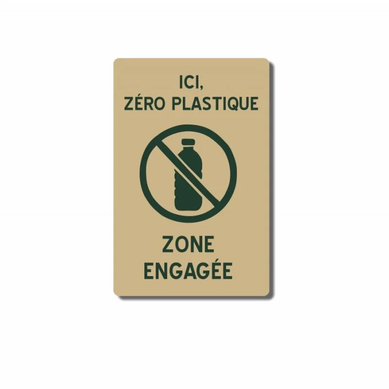 Ici, zéro plastique - zone engagée