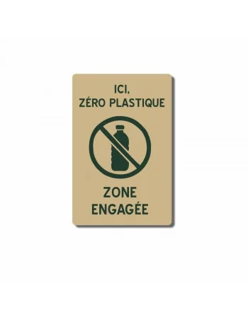 Ici, zéro plastique - zone engagée