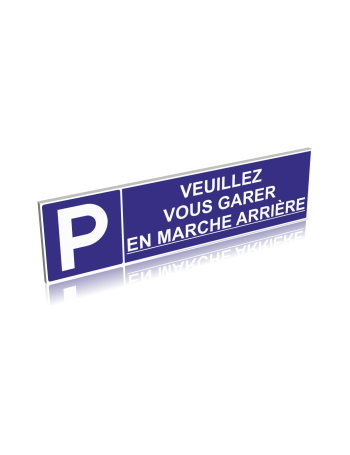 Parking : Veuillez vous garer en marche arrière