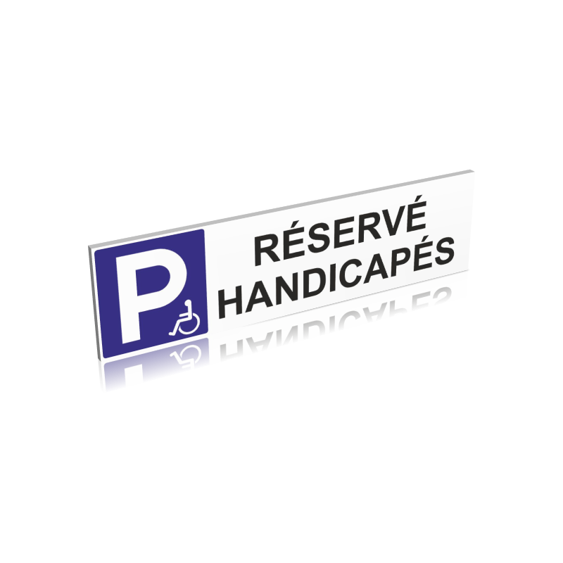 Parking réservé aux handicapés