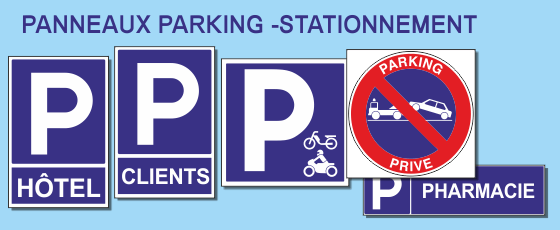 panneaux parking
